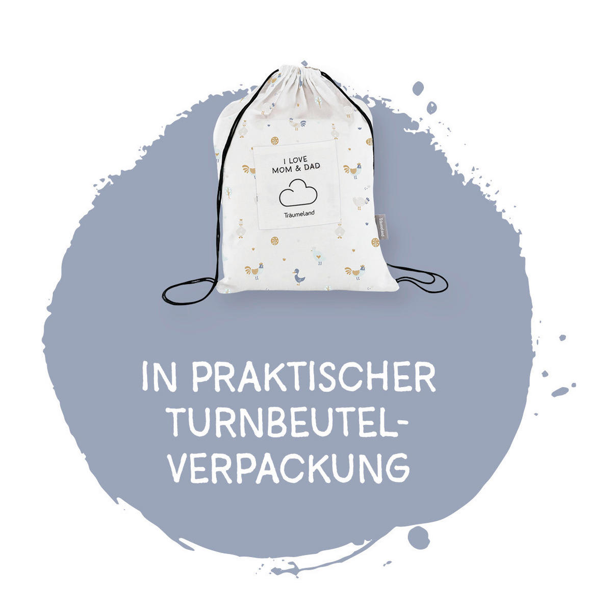 BABYBETTWÄSCHE 80/80 cm  - Multicolor/Weiß, Basics, Textil (80/80cm) - Träumeland