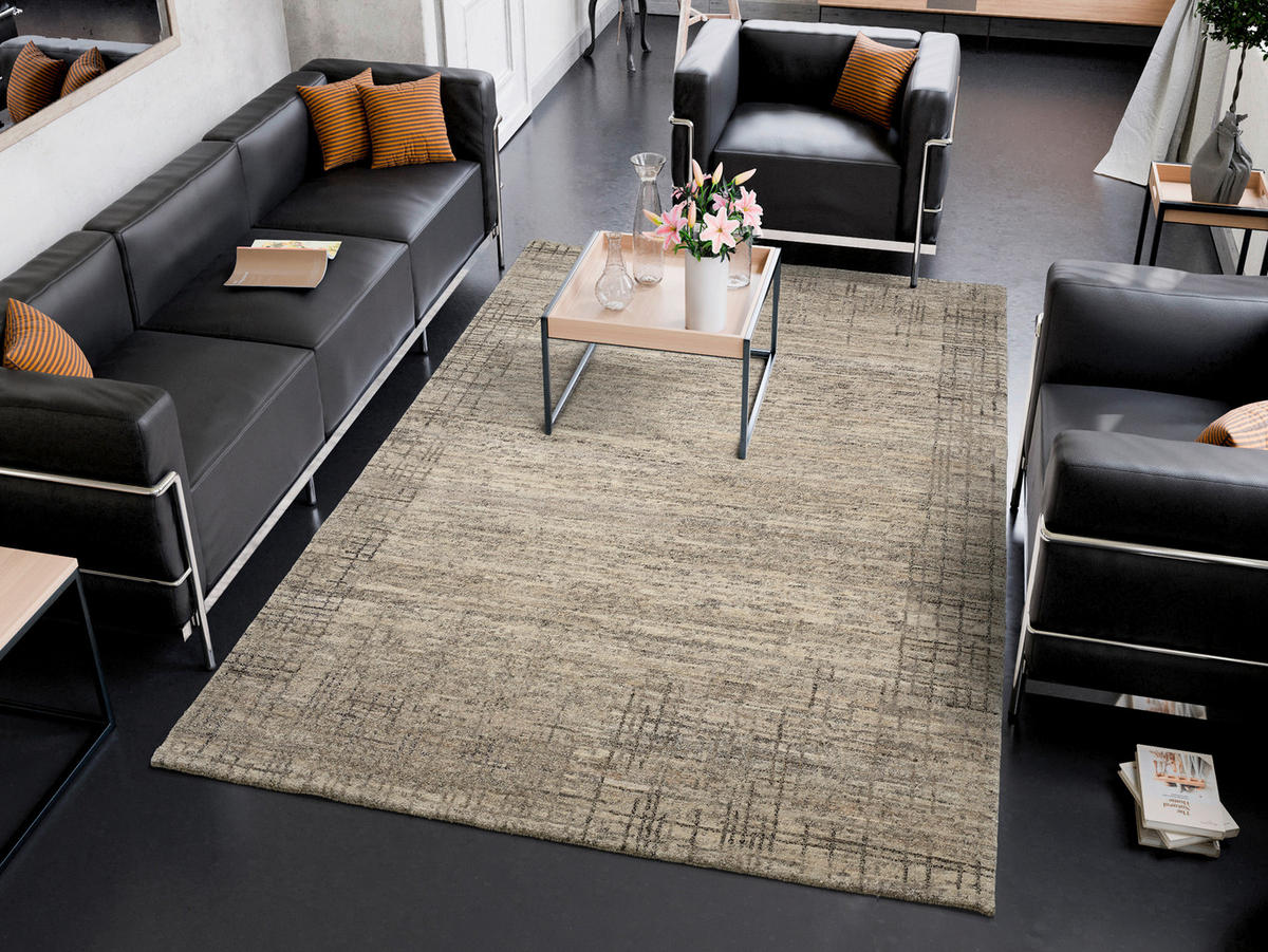 ORIENTTEPPICH 170/240 cm Taravaro Grau, Hellgrau, Dunkelgrau  - Dunkelgrau/Hellgrau, Basics, Textil (170/240cm) - Cazaris