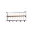 GARDEROBENPANEEL Altholz massiv gewachst Naturfarben, Schwarz - Schwarz/Naturfarben, Design, Holz/Metall (85/40/20cm) - Carryhome