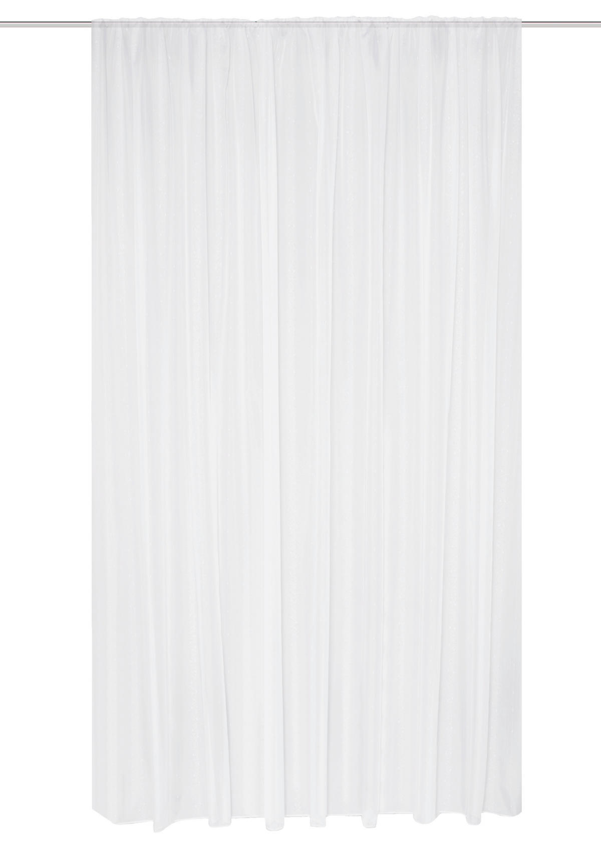 FERTIGSTORE  halbtransparent   300/245 cm  - Weiß, Basics, Textil (300/245cm)