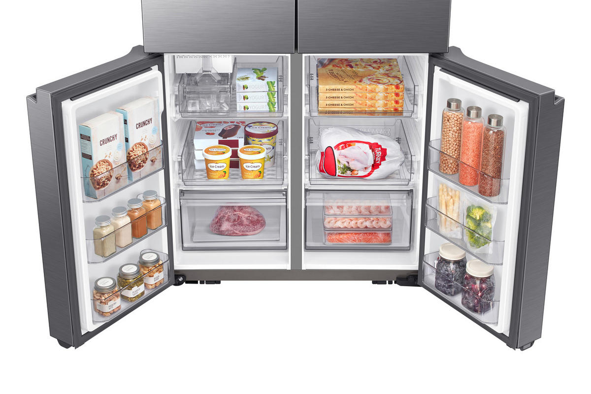FRENCH-DOOR RF59C700ES9/EG  - Silberfarben, Basics, Glas/Kunststoff (91,2/183/72,3cm) - Samsung