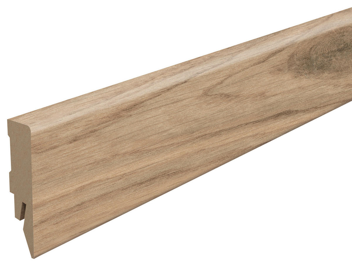 SOCKELLEISTE Eiche braun Braun  - Braun, KONVENTIONELL, Holzwerkstoff (240/1.4/5.8cm) - Egger Holzwerkstoffe