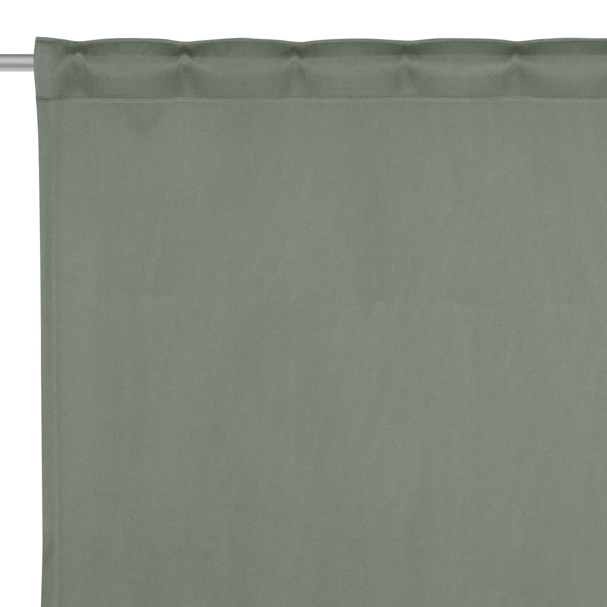 FERTIGVORHANG Verdunkelung  - Grün, Basics, Textil (135/245cm) - Boxxx