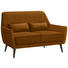 ZWEISITZER-SOFA in Textil Gelb - Gelb/Schwarz, MODERN, Holz/Textil (135/86/80cm) - Carryhome ZWEISITZER-SOFA in Textil Gelb - Gelb/Schwarz, MODERN, Holz/Textil (135/86/80cm) - Carryhome