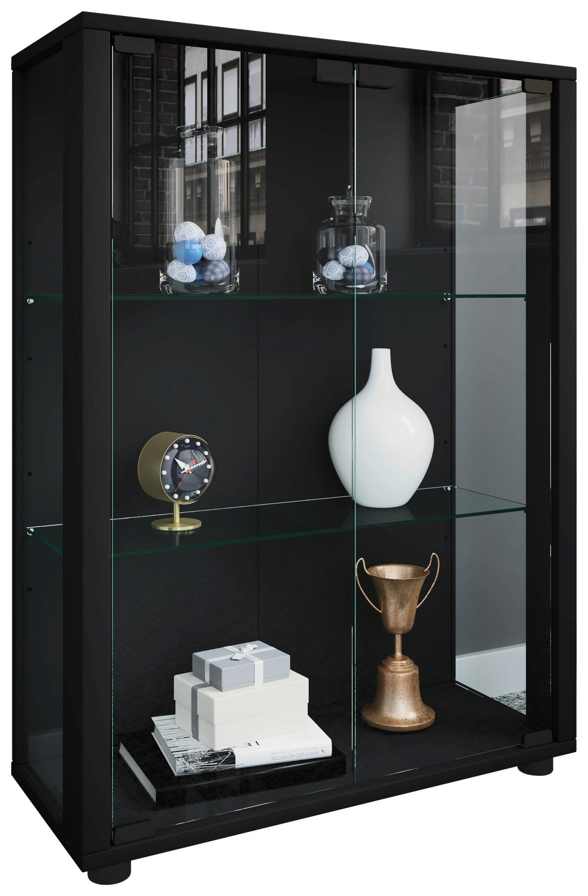 Vitrină,   - Design (60/80/25cm) - MID.YOU