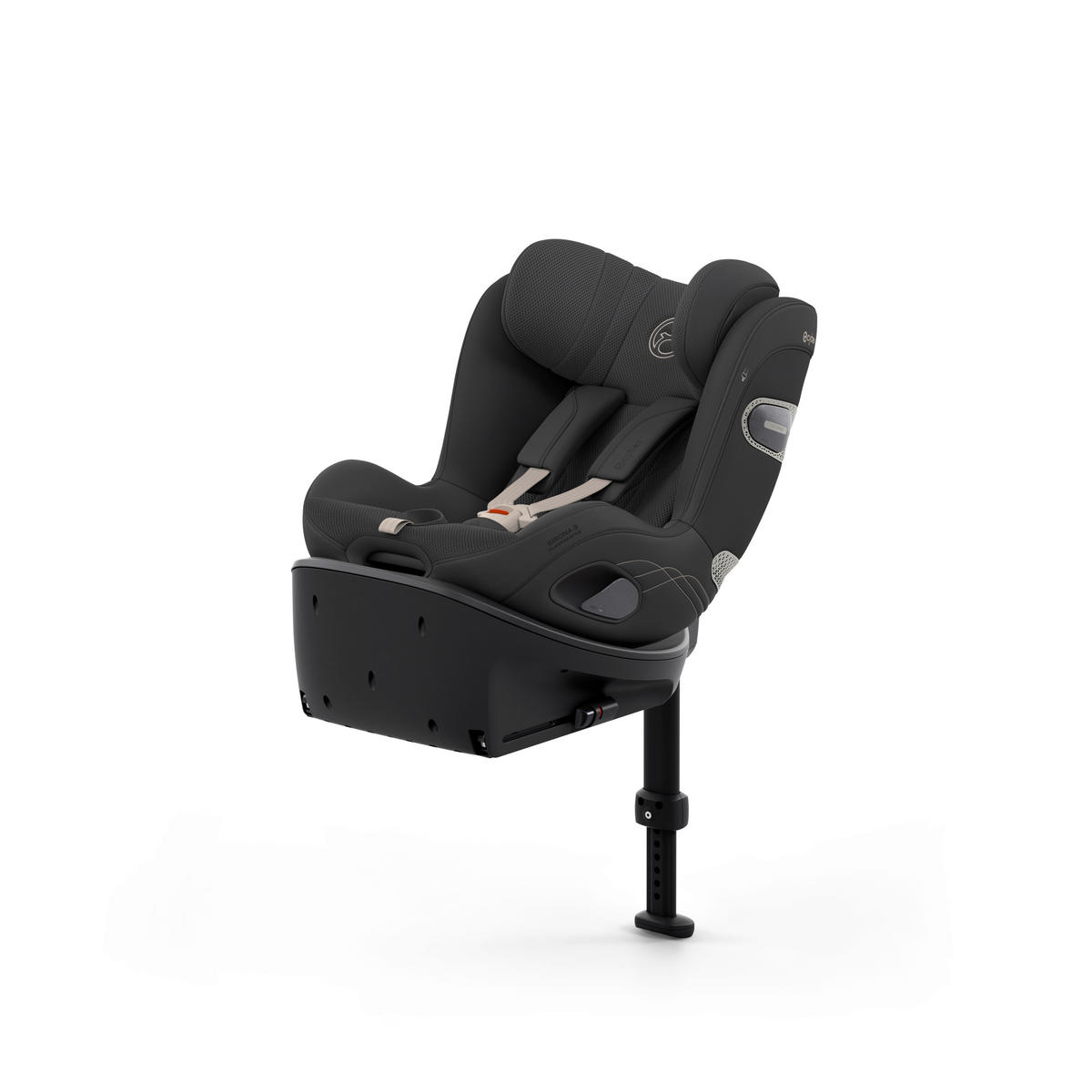 REBOARDER-KINDERSITZ Sirona Si Style Sepia Black   - Schwarz, Basics, Kunststoff/Textil (61/45,5/49,5cm) - cybex PLATINUM
