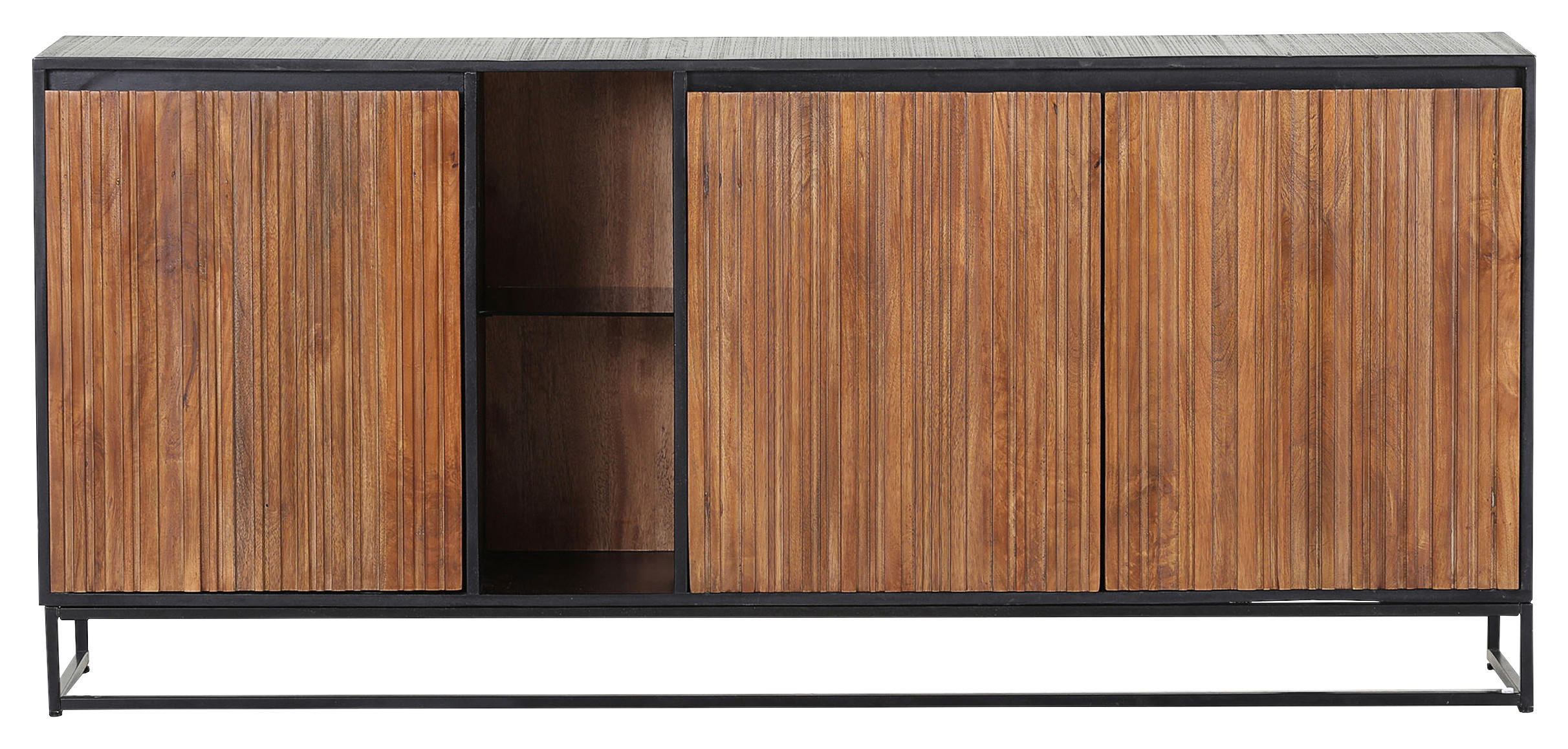 SIDEBOARD  in 170/75/40 cm  - Schwarz/Braun, LIFESTYLE, Holz/Holzwerkstoff (170/75/40cm) - Landscape