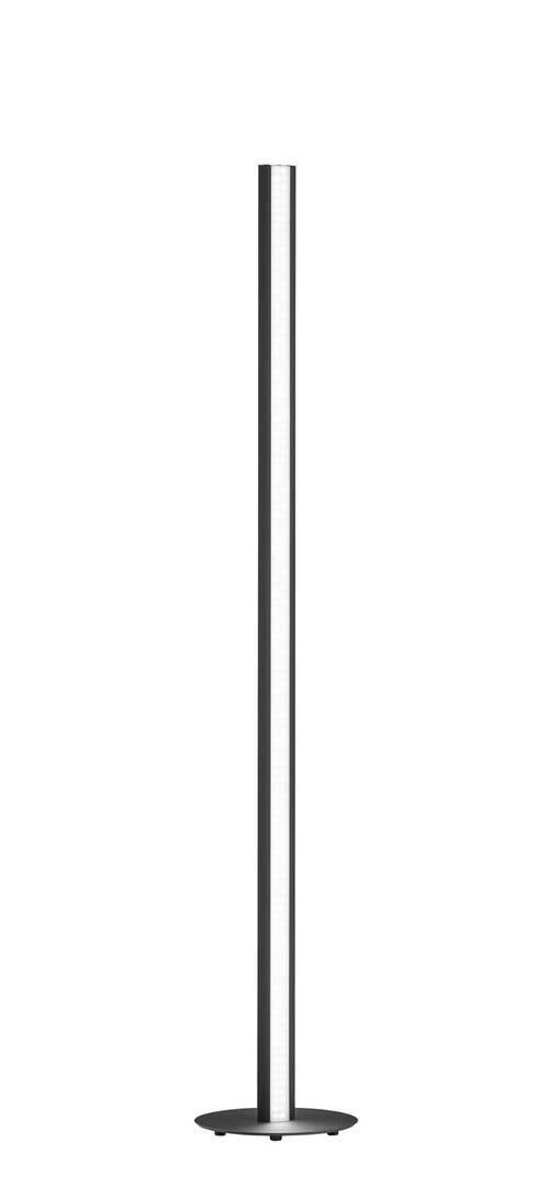 LED-STEHLEUCHTE - Schwarz/Nickelfarben, Design, Metall (10/140cm) - Fischer & Honsel