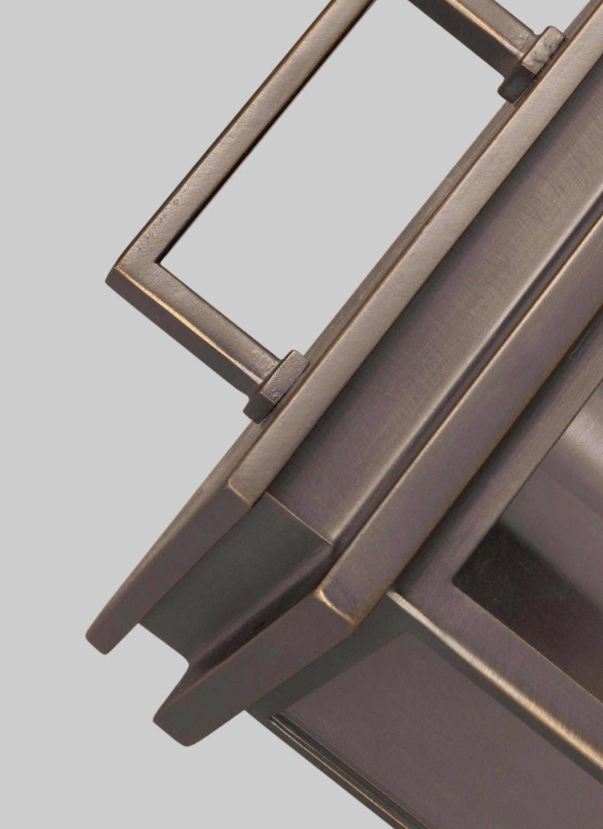 AUSSENWANDLEUCHTE - Bronzefarben, Basics, Glas/Metall (16,5/18,5/26,1cm) - Elstead Lighting