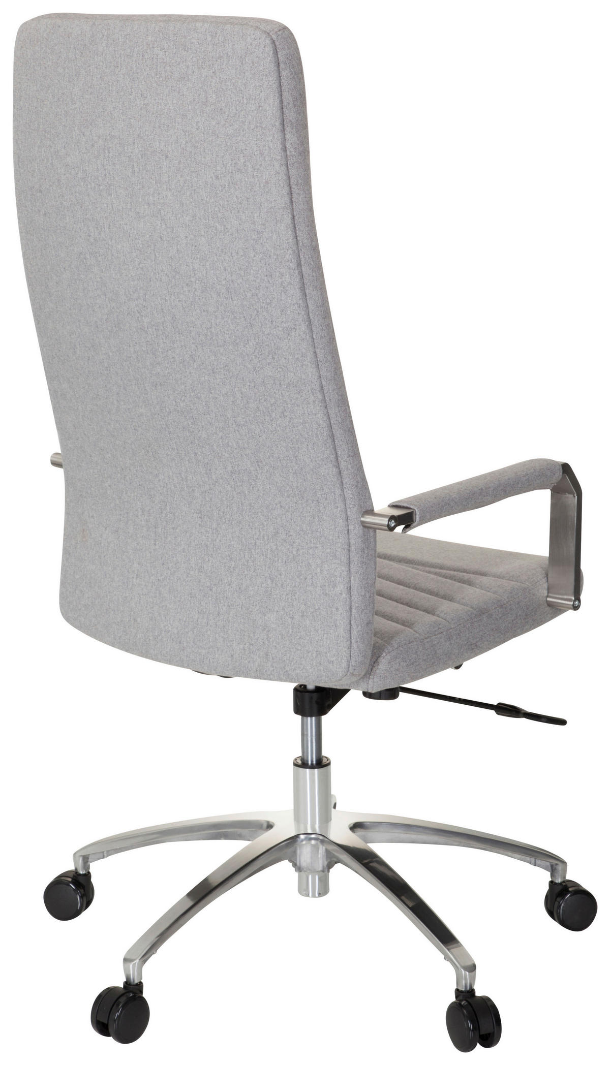 DREHSTUHL Flachgewebe Hellgrau  - Chromfarben/Hellgrau, MODERN, Kunststoff/Textil (56/131/67cm) - MID.YOU