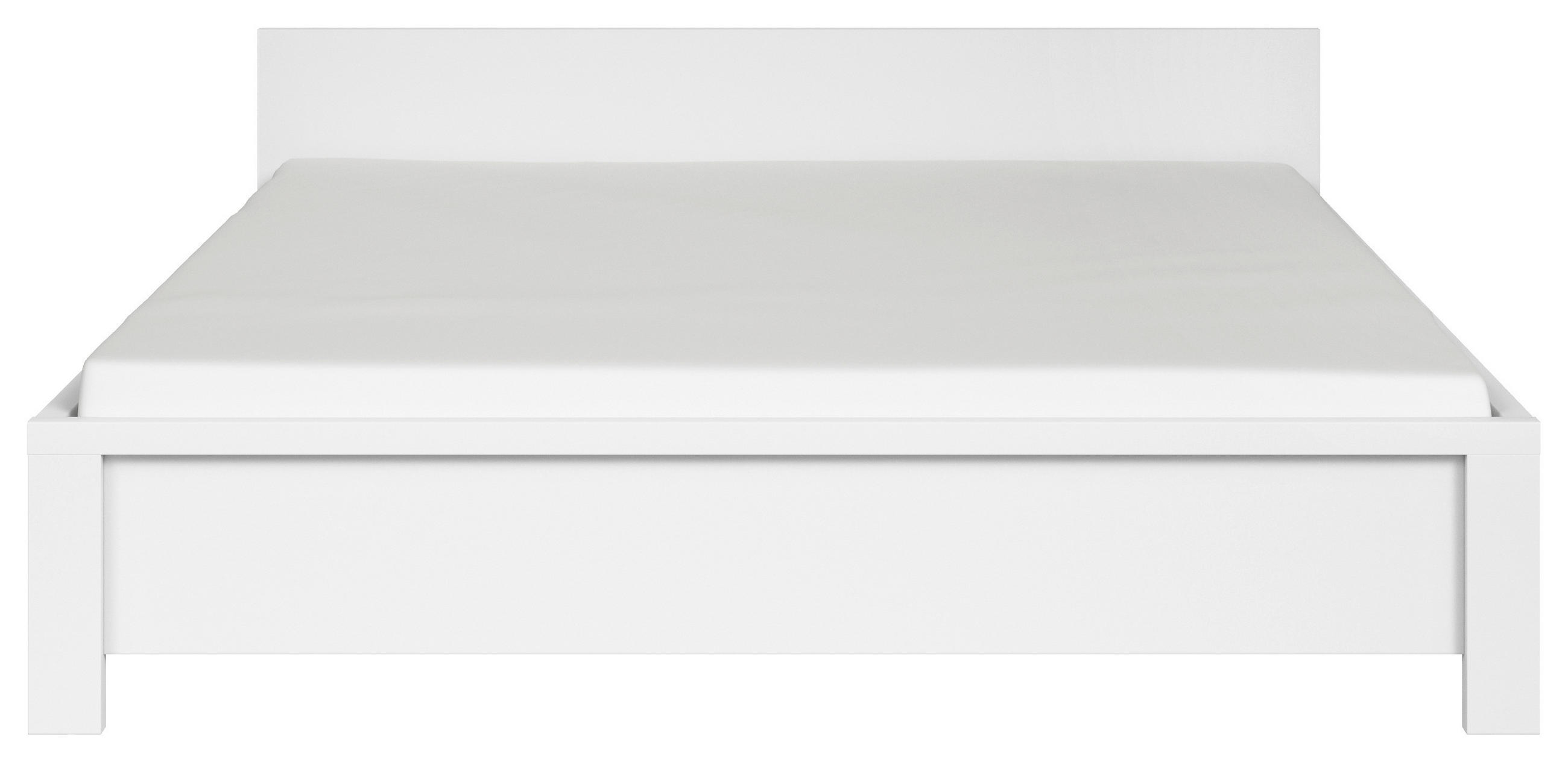 BETT 160/200 cm  in Weiß  - Weiß, MODERN (160/200cm) - MID.YOU