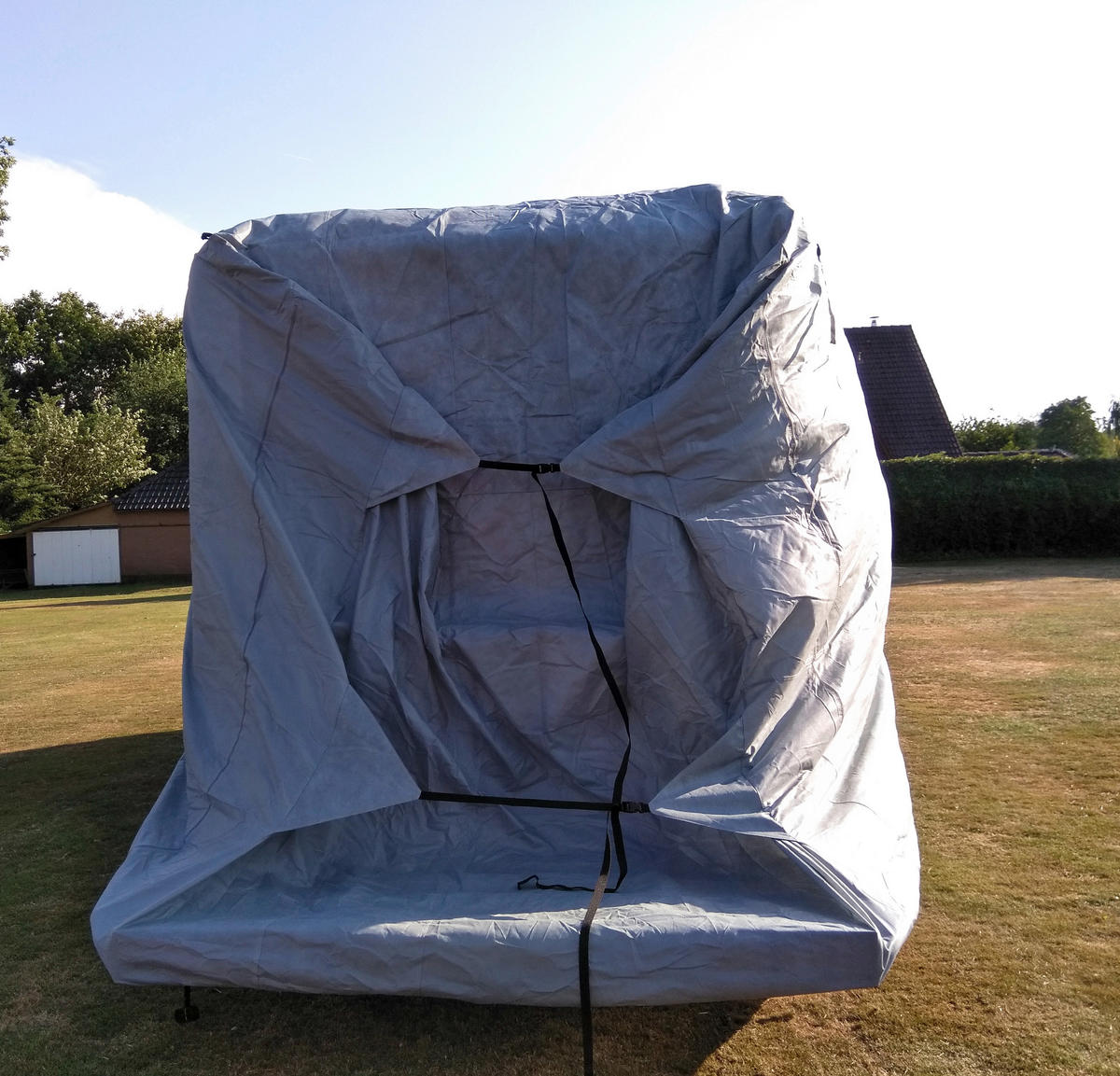 ABDECKPLANE - Grau, Basics, Kunststoff (235/275/870cm)