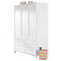 KLEIDERSCHRANK in Weiß - Weiß, Basics, Holzwerkstoff/Kunststoff (144,3/200,1/56,6cm) - Paidi KLEIDERSCHRANK in Weiß - Weiß, Basics, Holzwerkstoff/Kunststoff (144,3/200,1/56,6cm) - Paidi