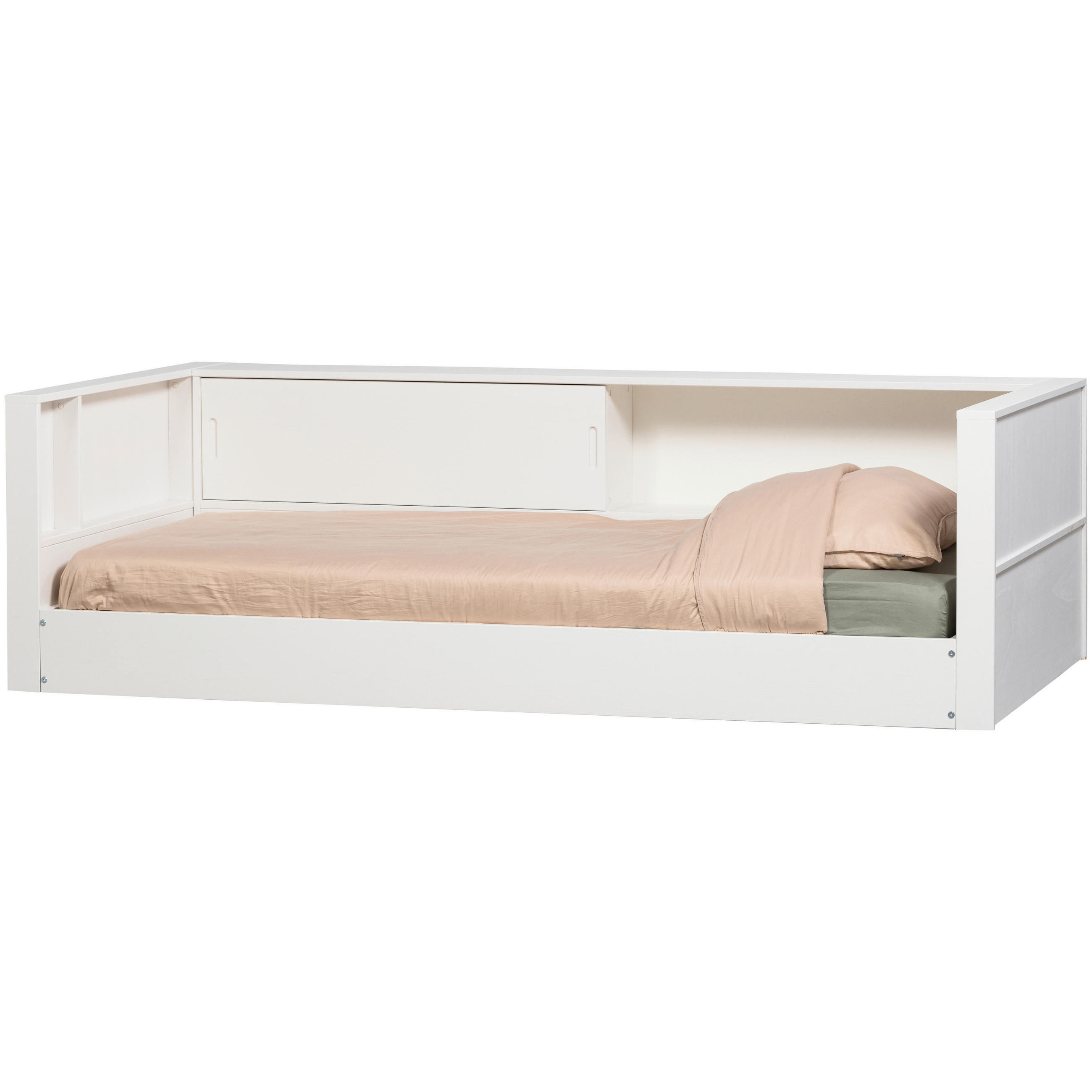 BODENBETT. - Weiß, Basics, Holz (90/200cm) - MID.YOU