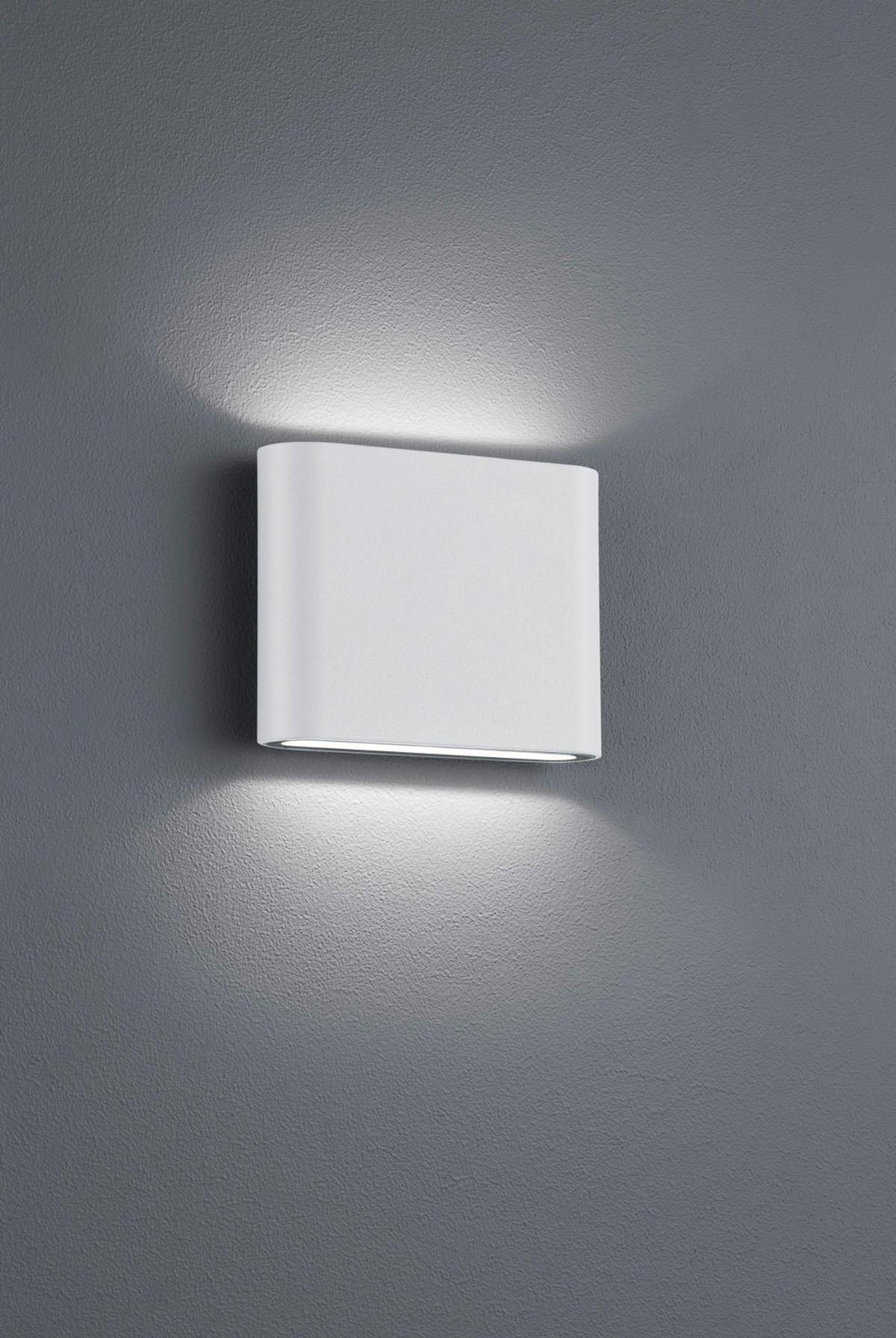 AUSSENWANDLEUCHTE - Weiss, Design, Metall (9/11,5/3,0cm) - Trio Leuchten