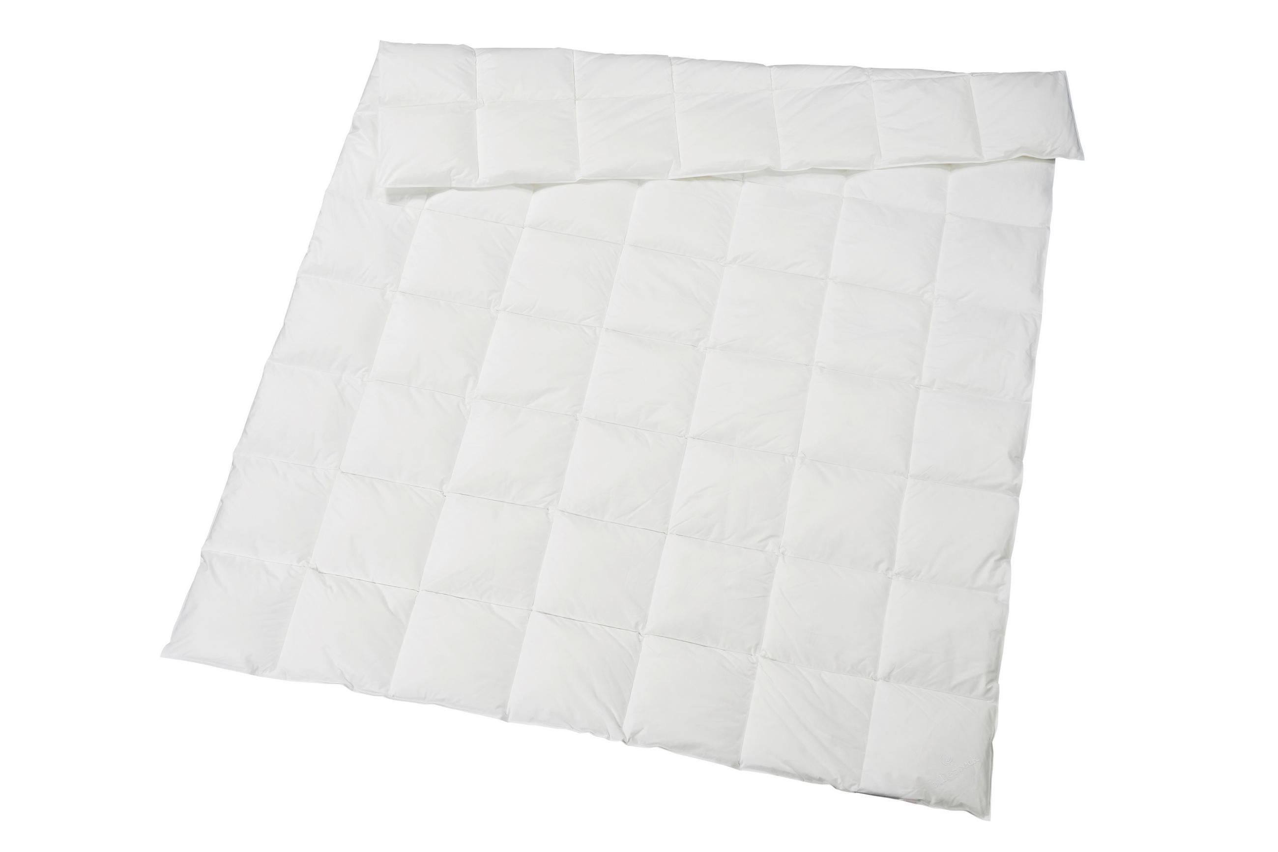 DAUNENDUVET 160/210 cm Organic Goose light  - Weiss, Basics, Textil (160/210cm) - Billerbeck