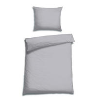 BETTWÄSCHE Seersucker 140/220 cm  - Hellgrau, Basics, Textil (140/220cm) - Florella