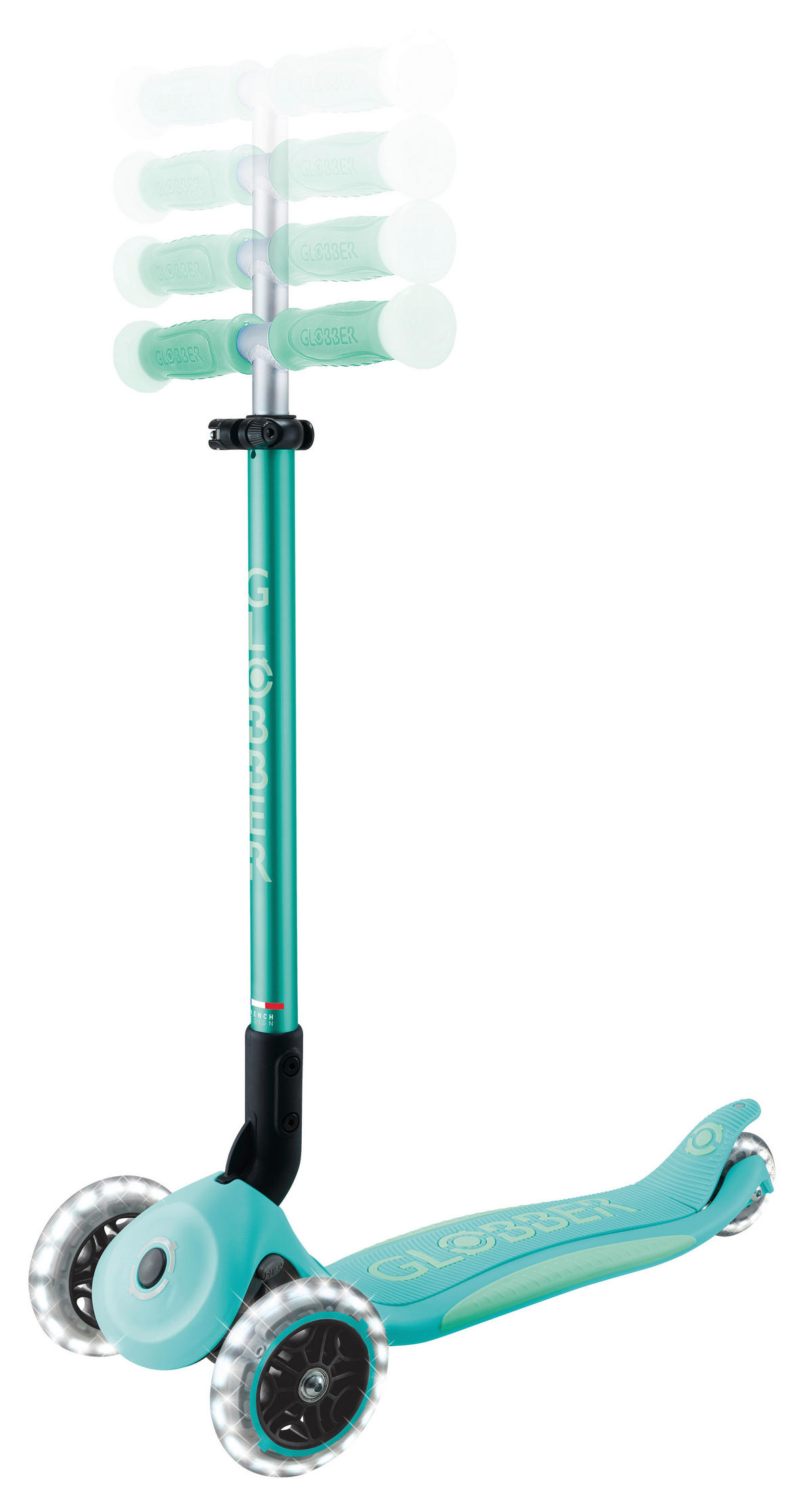 KINDERSCOOTER  - Mintgrün, Basics, Kunststoff (57.5/28/82.5cm) - GLOBBER