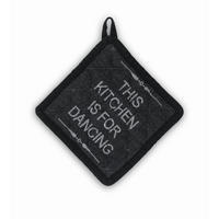 PODMETAČ ZA ŠERPE crna, bela , tekstil  GIANNA  - bela/crna, Osnovno, tekstil (20/20cm) - Kela