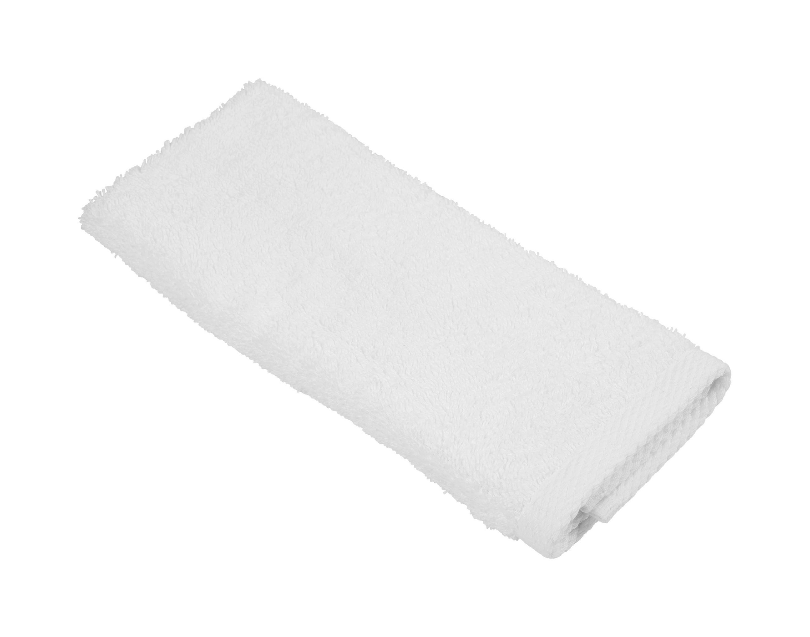 GÄSTETUCH Palma Weiss 30/50 cm  - Weiss, Basics, Textil (30/50cm) - Esposa