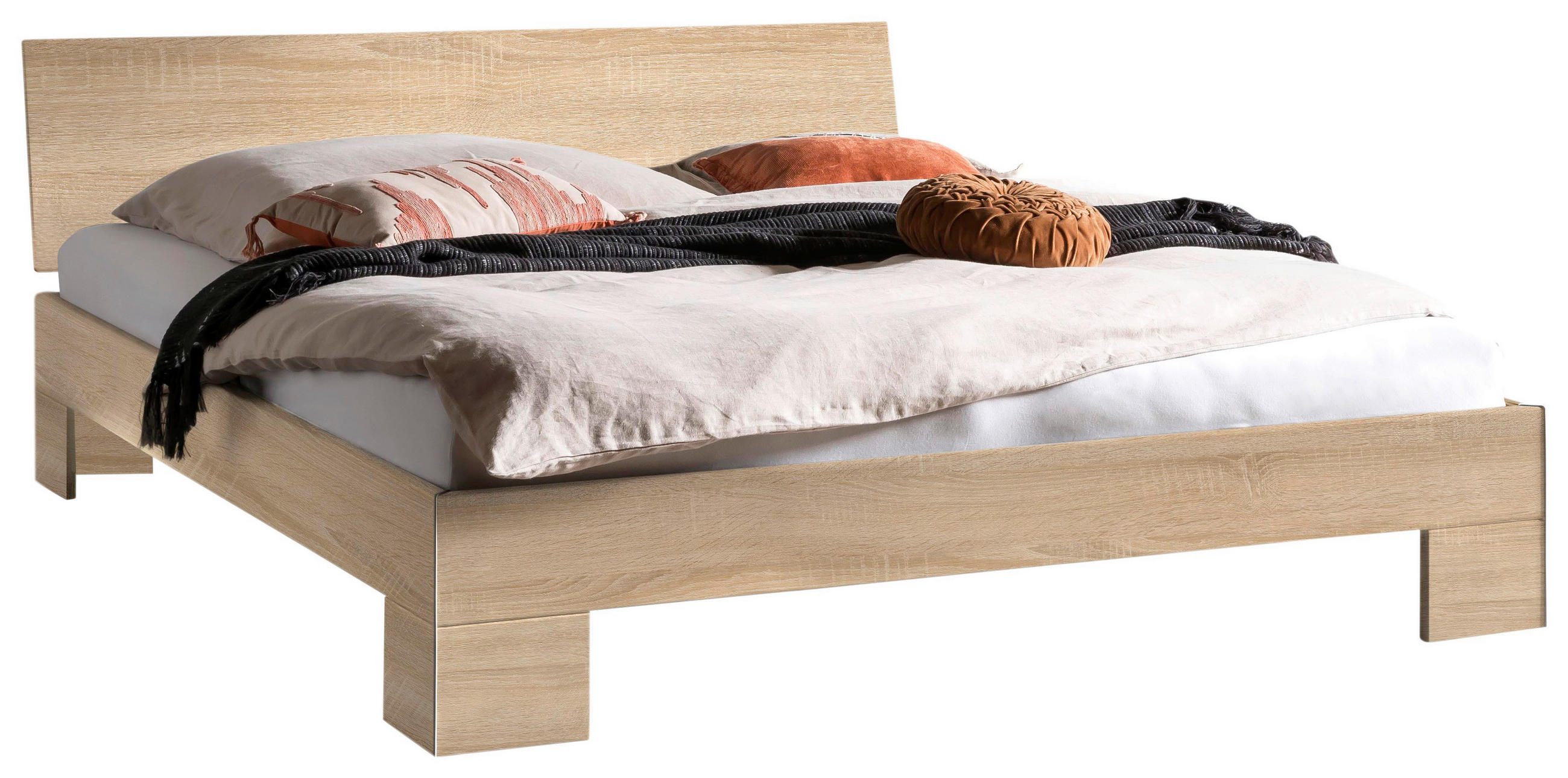 BETT 140/200 cm  in Eichefarben  - Eichefarben, Design, Holzwerkstoff (140/200cm) - Hasena