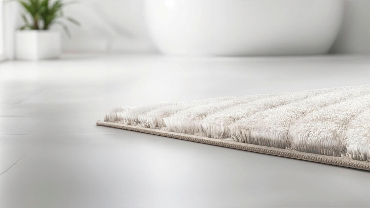 KUPAONSKI TEPIH prirodne boje  GRUND  - prirodne boje, Basics, tekstil/plastika (60/100cm) - Grund