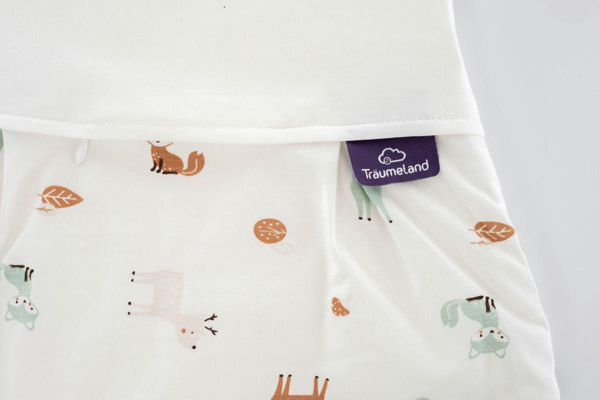 BABYSCHLAFSACK LIEBMICH    110   - Hellbraun/Weiß, Basics, Textil (110null) - Träumeland