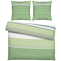 BETTWÄSCHE Manchi Renforcé 200/200 cm  - Grün, KONVENTIONELL, Textil (200/200cm) - Novel
