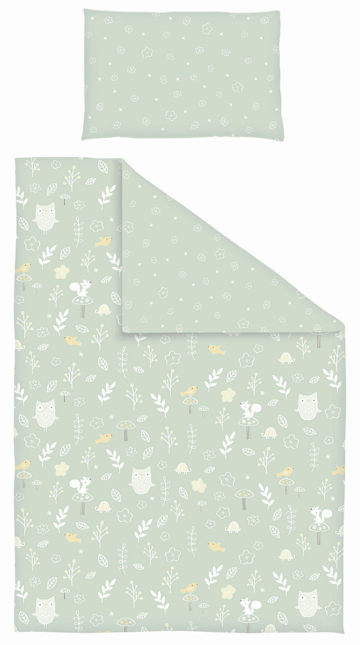 POSTELJINA ZA BEBE   28/3/38 cm    - zelena, Basics, tekstil (28/3/38cm) - Patinio