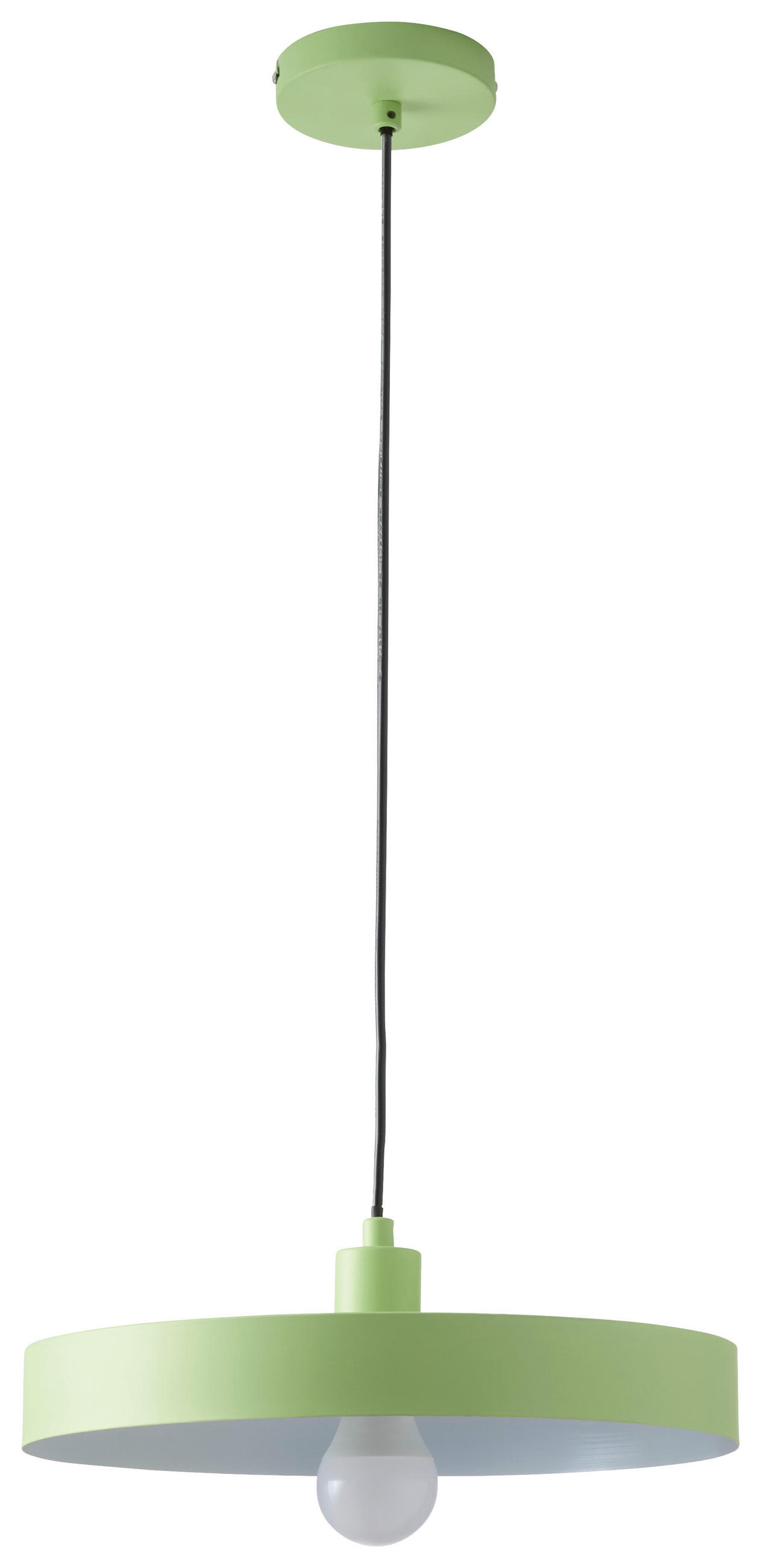 ZÁVESNÉ SVIETIDLO, 35/162 cm  - zelená, Basics, kov (35/162cm) - Novel