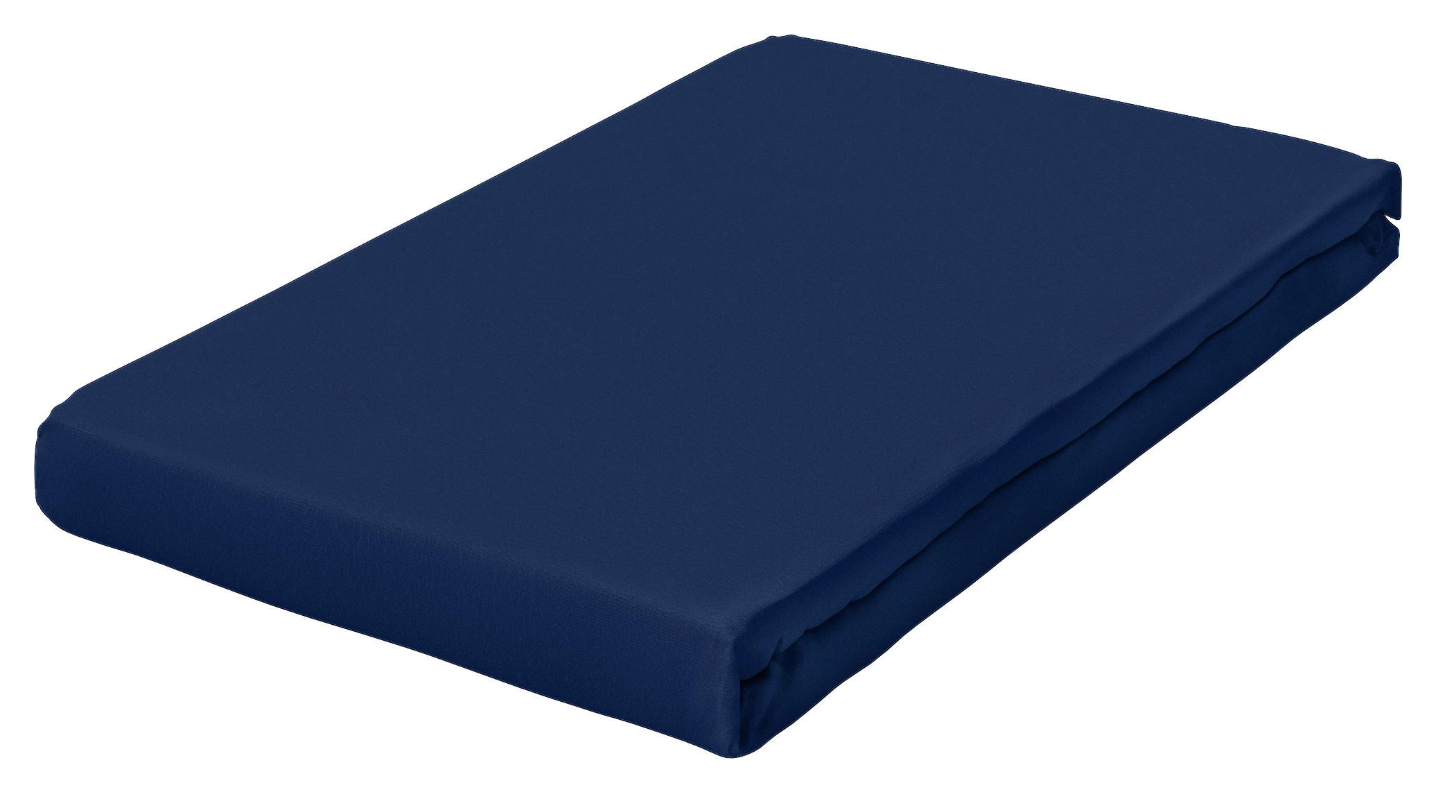 BOXSPRING-FIXLEINTUCH - Dunkelblau, Basics, Textil (90-100/190-220cm) - Schlafgut