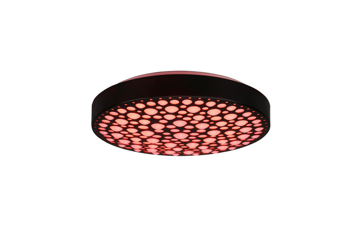 LED-TAKLAMPA Chizu 40,5/9 cm  - svart, Basics, plast (40,5/9cm)