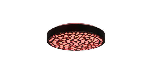 LED-DECKENLEUCHTE 40,5/9 cm - Schwarz, Basics, Kunststoff (40,5/9cm) - Novel