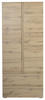 DREHTÜRENSCHRANK 2-türig Eichefarben  - Eichefarben, KONVENTIONELL, Holzwerkstoff (80/191/40cm) - MID.YOU