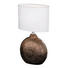 LAMPA STOLNÍ - bílá/měděné barvy, Konvenční, textil/keramika (23/13/36cm) LAMPA STOLNÍ - bílá/měděné barvy, Konvenční, textil/keramika (23/13/36cm)