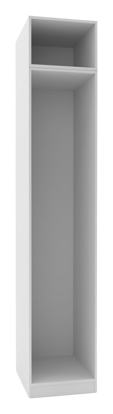 KLEIDERSCHRANKKORPUS 45,6/242,2/56,5 cm   - Weiß, KONVENTIONELL, Holzwerkstoff (45,6/242,2/56,5cm) - Hom`in