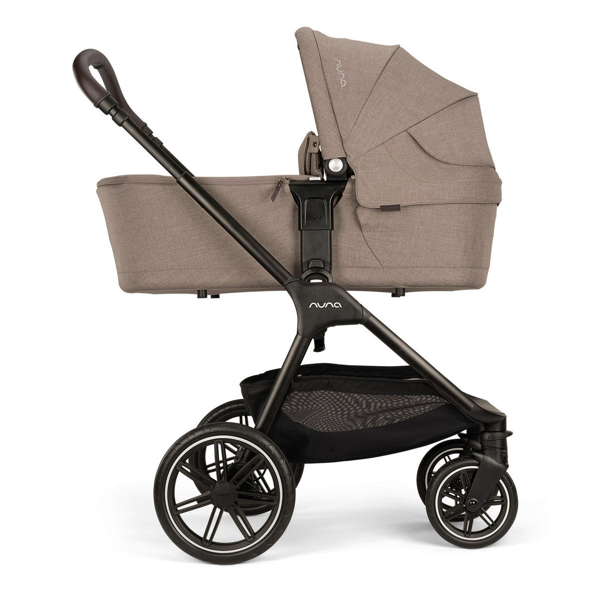 KINDERWAGENSET  TRIV lx Cedar  Cedar  - Sandfarben/Schwarz, Basics, Kunststoff/Metall (96/58/109cm) - Nuna