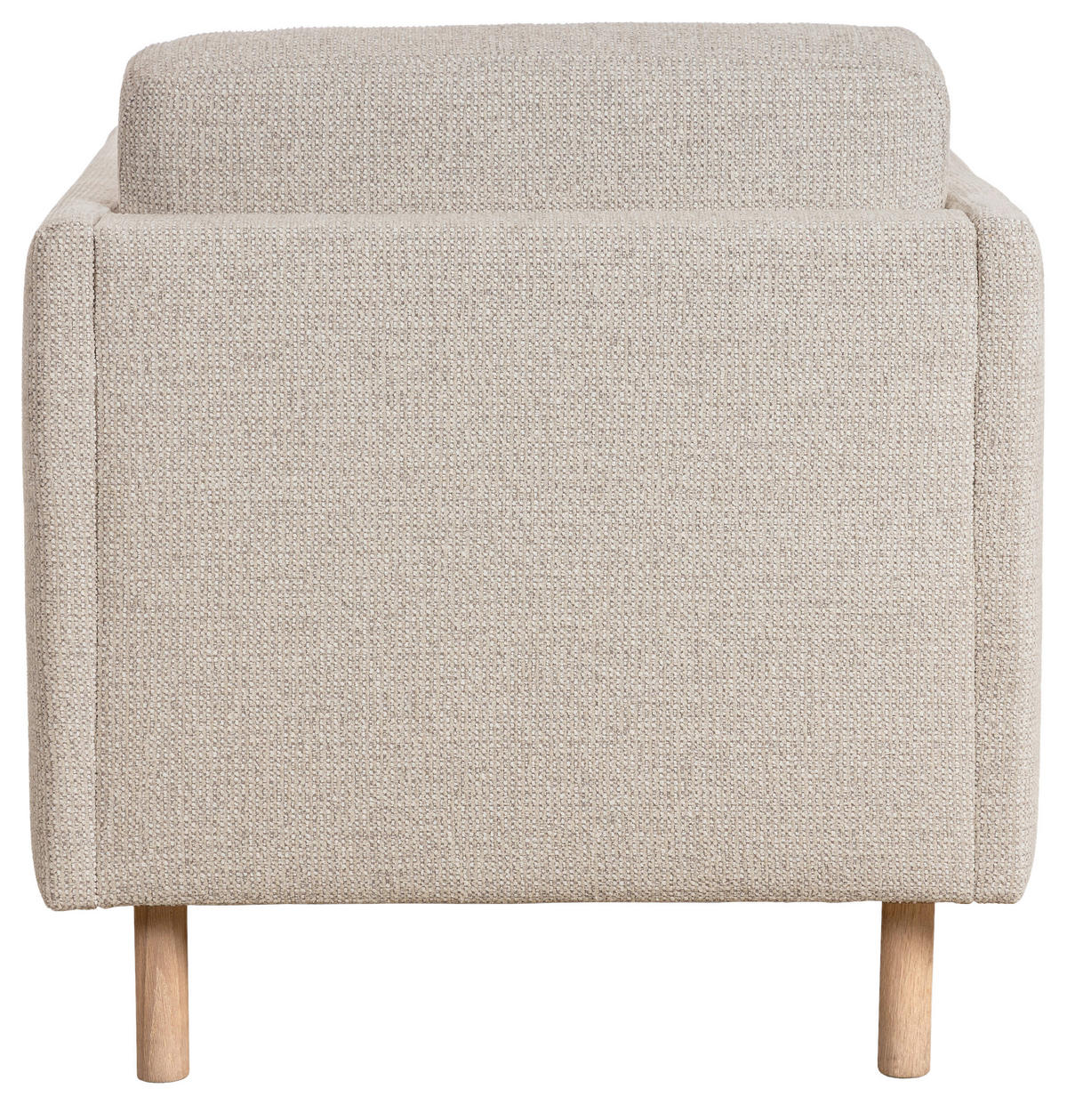 FÅTÖLJ i trä, textil ljusgrå  - ek Bianco/ljusgrå, Design, trä/textil (78/67/92cm) - Pure Home Comfort