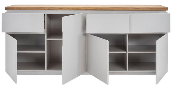 SIDEBOARD 195/82/42 cm  - Kaschmir/Eichefarben, KONVENTIONELL, Holz/Holzwerkstoff (195/82/42cm) - Novel