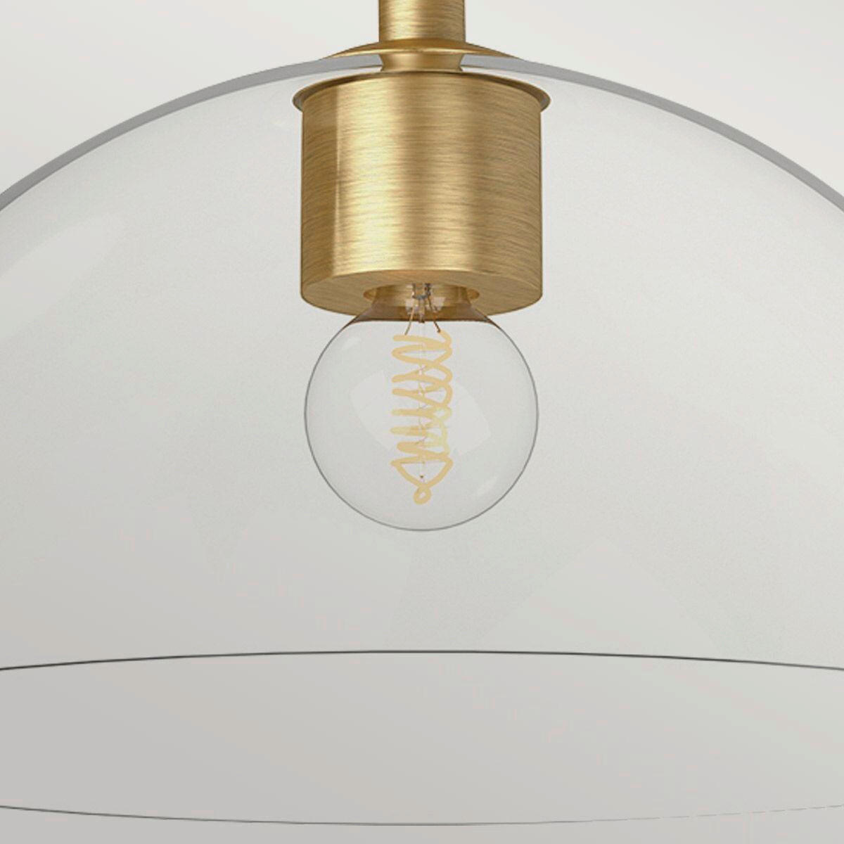 HÄNGELEUCHTE 32,4/30,5 cm  - Goldfarben, KONVENTIONELL, Glas/Metall (32,4/30,5cm) - Elstead Lighting