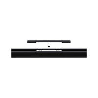 SCHIENENSYSTEM-ABDECKSCHIENE URail 12,5/0,5 cm   - Transparent/Schwarz, Basics, Kunststoff (12,5/0,5cm) - Paulmann