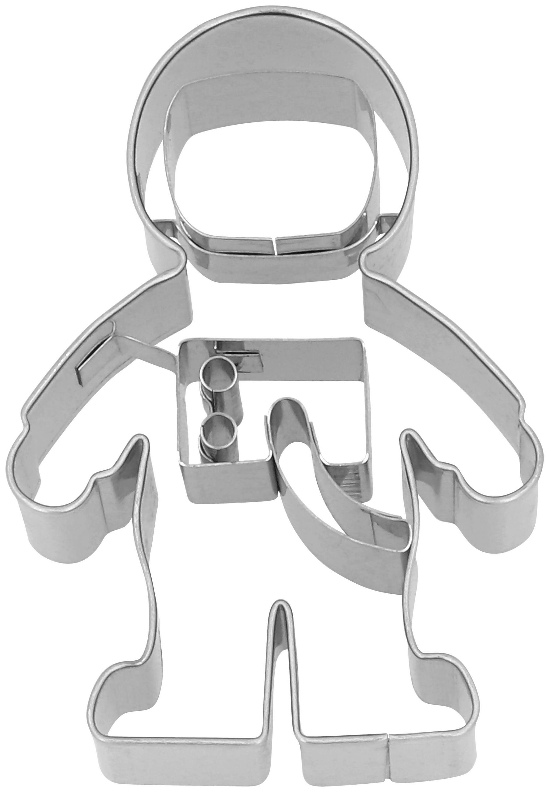 KEKSAUSSTECHFORM - Silberfarben, Basics, Metall (5,5/8,0/2,5cm) - Birkmann