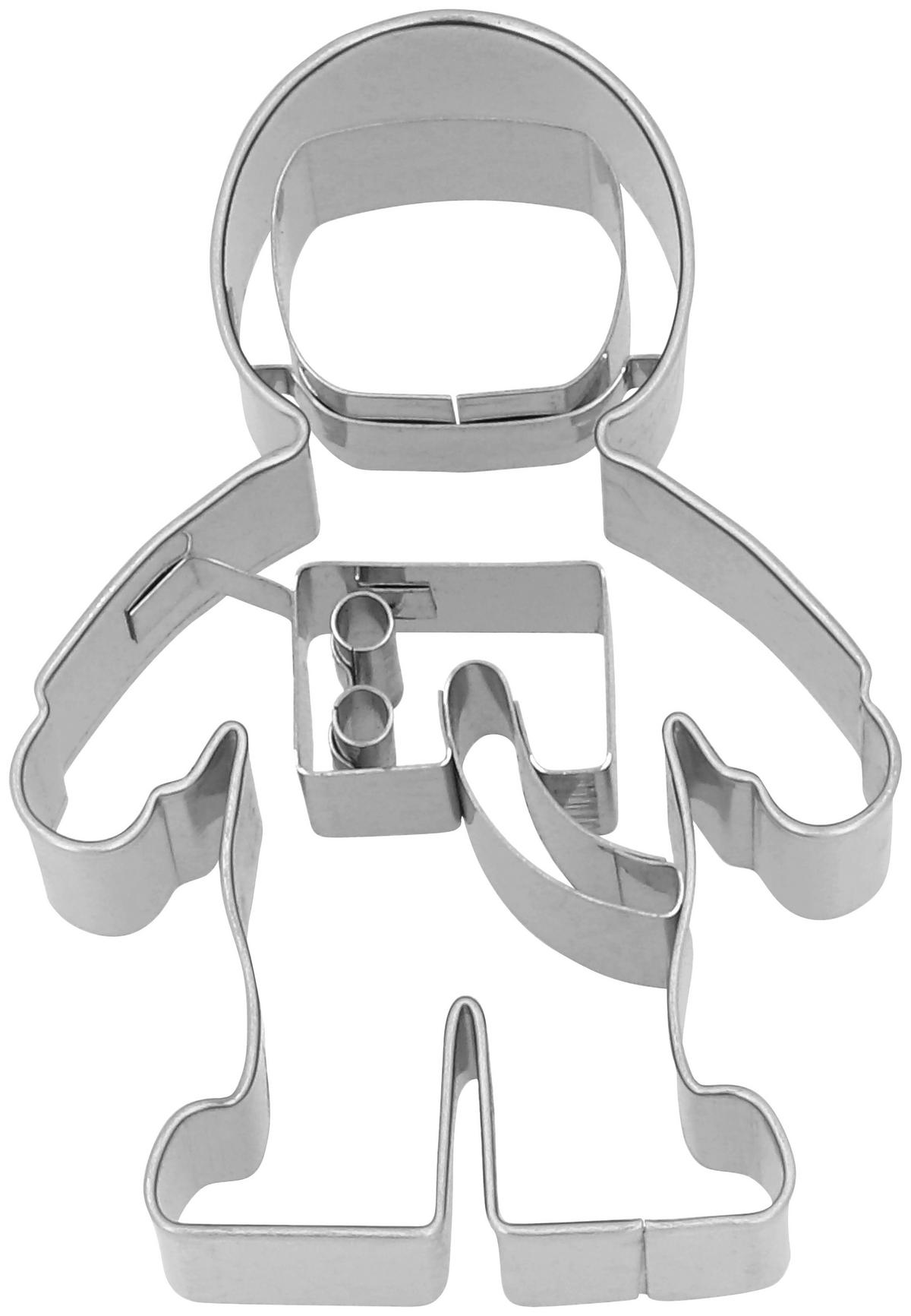 KEKSAUSSTECHFORM - Silberfarben, Basics, Metall (5,5/8,0/2,5cm) - Birkmann