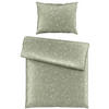 BETTWÄSCHESET Lara Satin 160/210 cm  65 cm/100 cm  - Grün, Natur, Textil (160/210cm) - Bio:Vio