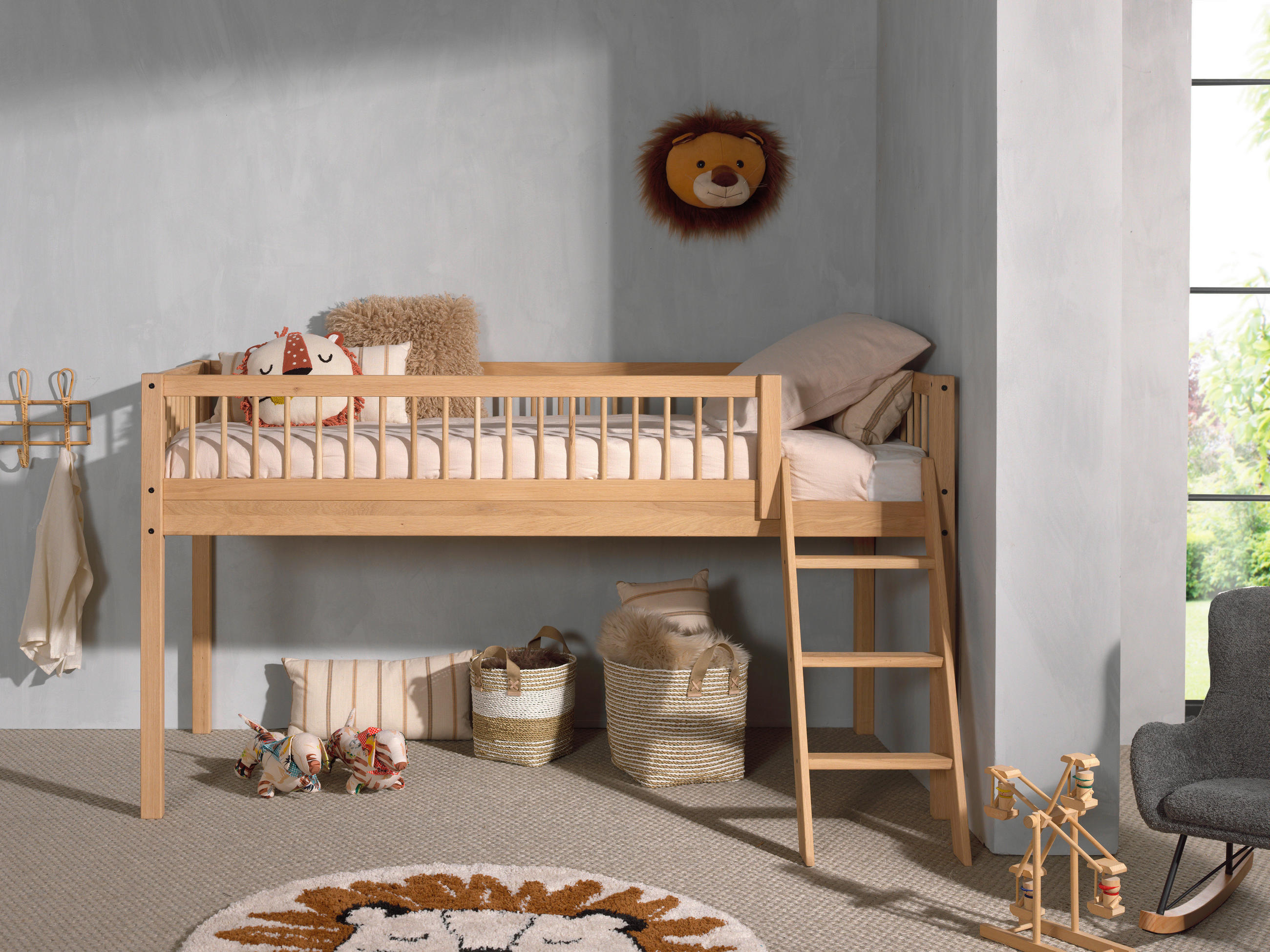 HOCHBETT 90/200 cm Naturfarben Naturfarben  - Naturfarben, MODERN, Holz (90/200cm) - MID.YOU