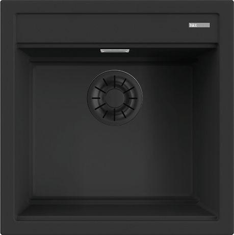 SPÜLE Luna 500  - Schwarz, Basics, Stein (51/20/51cm) - HKT