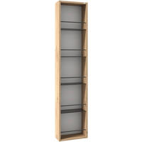 BADEZIMMERREGAL 31,9/160/16 cm  - Wildeiche/Weiß, LIFESTYLE, Glas/Holz (31,9/160/16cm) - Voglauer