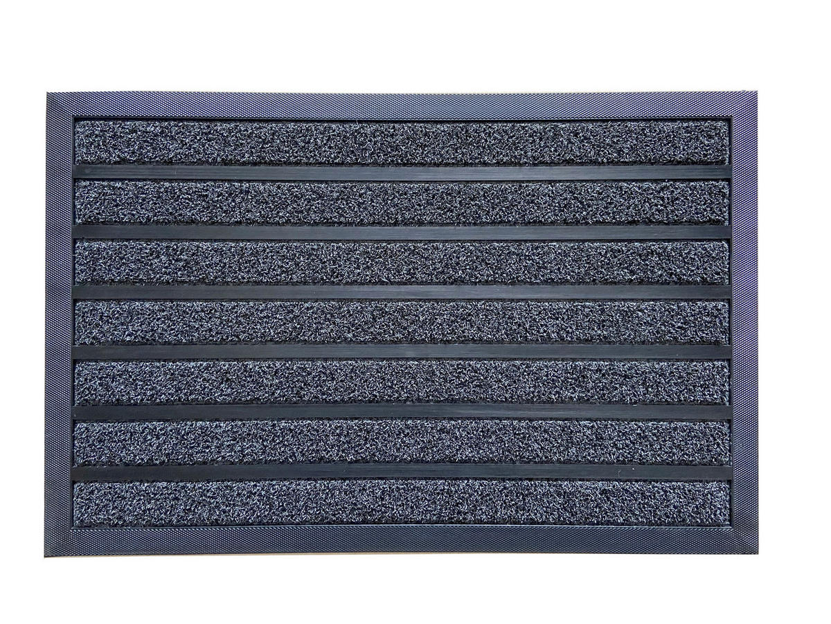 LÁBTÖRLŐ 75/45 cm  - szürke, Basics, textil (75/45cm)