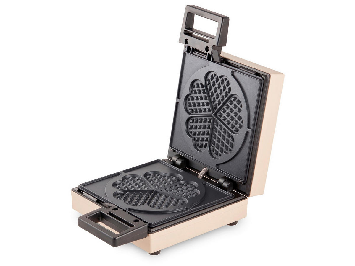 WAFFELEISEN - Beige/Schwarz, Basics, Kunststoff (319/24/14cm) - Trisa Electronics