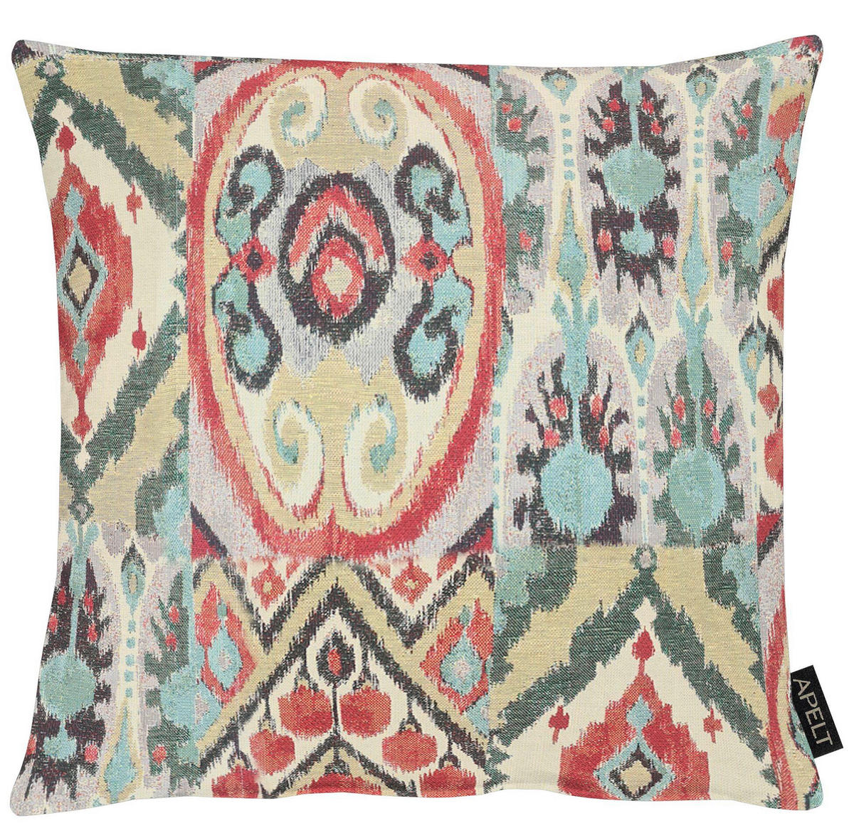 KISSENHÜLLE 40/40 cm  - Beige/Rot, Design, Textil (40/40cm) - Apelt